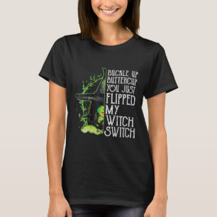 T-shirt Une Sorcière Femme Boucle Le Beurre Que Tu Viens D