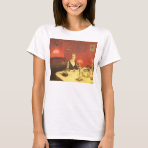 T-shirt Une table à dîner la nuit par John Singer Sargent
