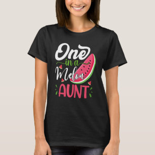 T-shirt Une Tante Melon Party D'anniversaire De Famille De