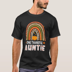 T-shirt Une Tante Remerciée Rainbow Leopard Automne L'Auto