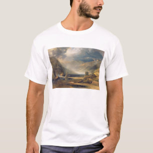 T-shirt Une tempête passant sur la côte de Merionethshir
