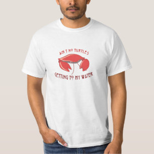 T-shirt Une tortue l'a fait à l'eau ? Nope.