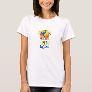 T-shirt Une unité mondiale pour l'Ukraine