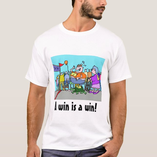 T-shirt Une victoire est une victoire (Devant)