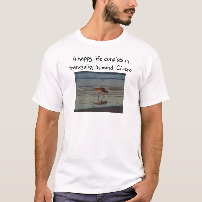 T-shirt Une vie heureuse (Devant)