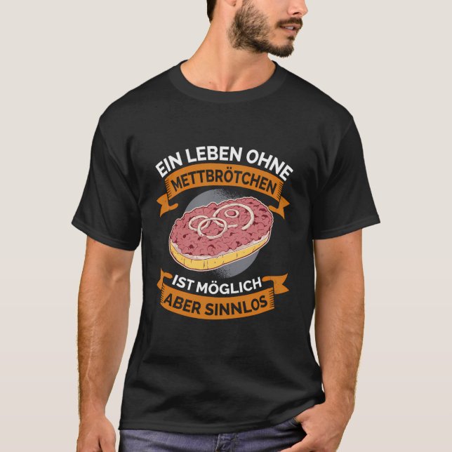T-shirt Une Vie Sans Boulettes De Viande Est Possible, Mai (Devant)