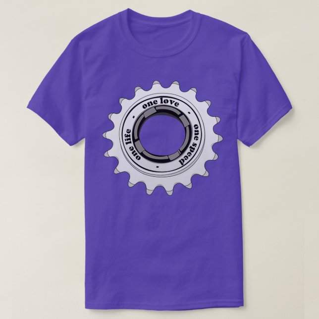 T-shirt Une vitesse (Design devant)