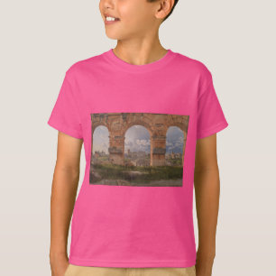 T-shirt Une vue à travers trois arches du Colosseum