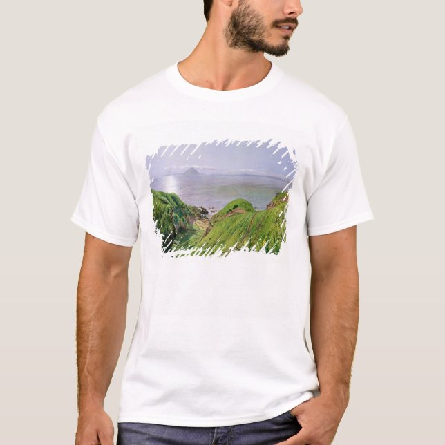 T-shirt Une vue d'Ailsa Craig et l'île d'Arran, 1860 (Devant)