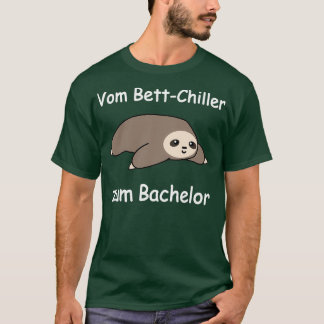 T-shirt Uni Bachelor Graduation Students Sloth Gift 3
