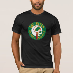 T-shirt Uni montre : Loupe verte