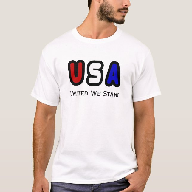 T-shirt Uni nous nous tenons (Devant)