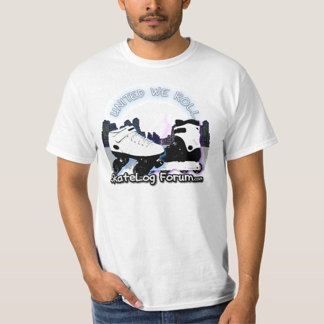 T-SHIRT UNI NOUS ROULONS (Devant)