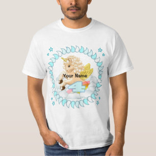 T-shirt Unicorn 4 ans Anniversaire