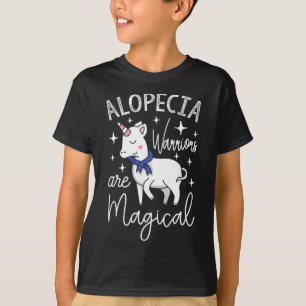 T-shirt Unicorn Alopecia Les guerriers sont magiques