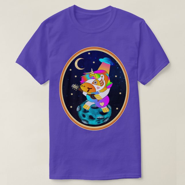 T-SHIRT UNICORN ASTRONAUT (Design devant)