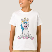 Unicorn avec Flowers Daisy