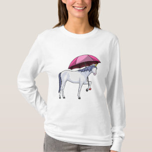 T-shirt Unicorn avec Umbrella
