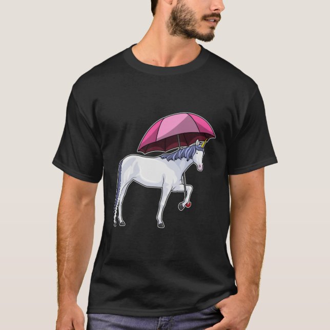 T-shirt Unicorn avec Umbrella (Devant)