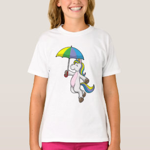 T-shirt Unicorn avec Umbrella
