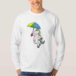 T-shirt Unicorn avec Umbrella
