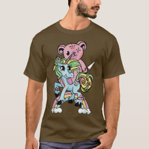 T-shirt Unicorn Bear Rainbow Kawaii Pastel Goth Cute et C