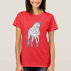 T-shirt Unicorn Bride Veil Mariage