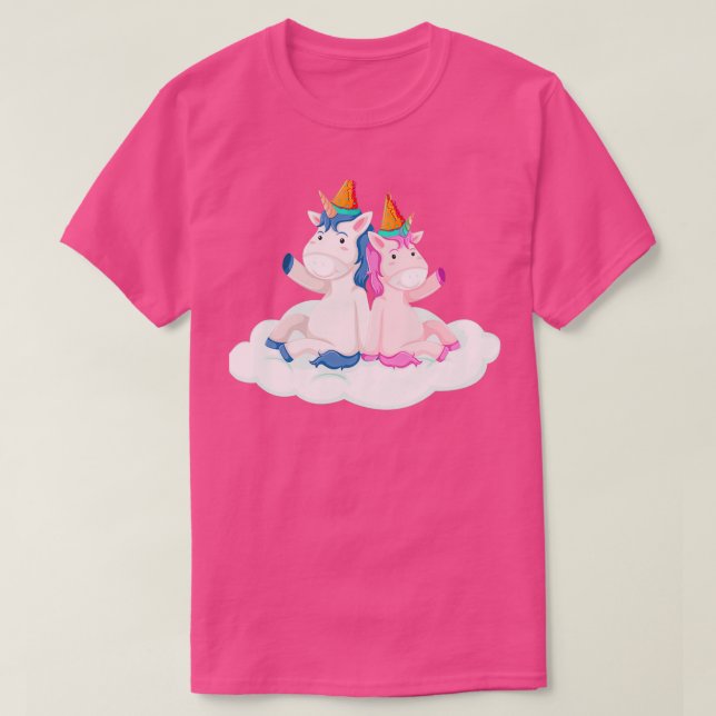 T-shirt Unicorn Chemise Classique (Design devant)