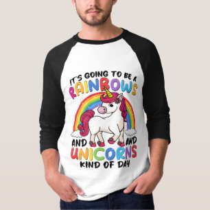 T-shirt Unicorn Cute Whimsical Funny Rainbows Et Unicorns