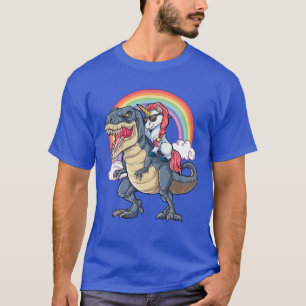 T-shirt Unicorn équitation T Rex Dinosaur Garçons Filles E