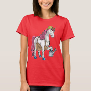 T-shirt Unicorn Gardener Waters can Jardin