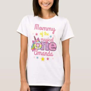 T-shirt Unicorn Mommy de l'unique magique anniversaire Che