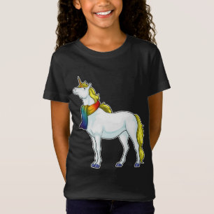 T-Shirt Unicorn Scarf