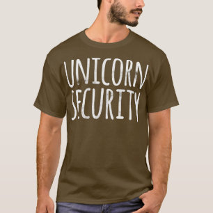 T-shirt UNICORN SÉCURITÉ Funny Easy Lazy Costume Halloween