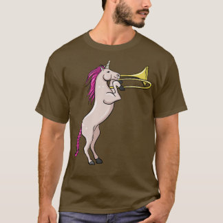 T-shirt Unicorn Trombone