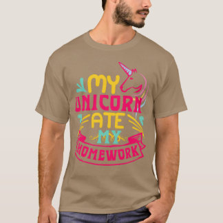 T-shirt Unicorn with Quote love friends