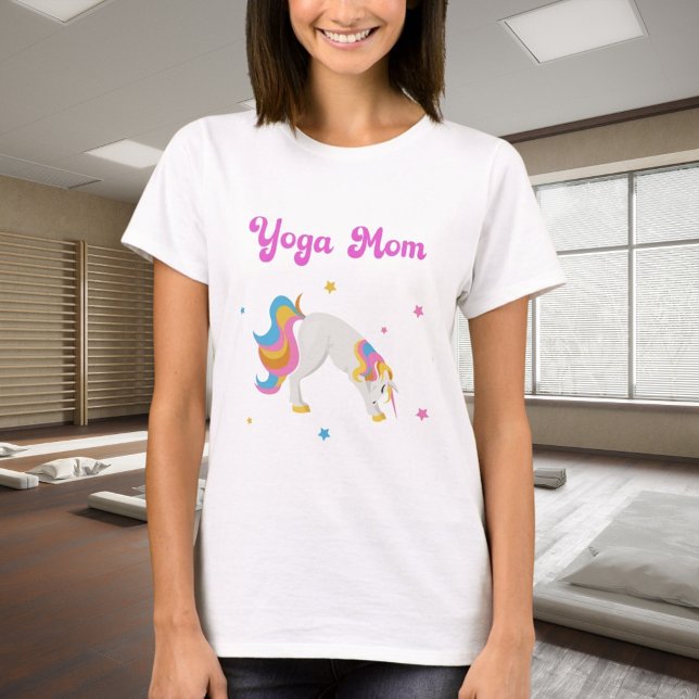 T-shirt Unicorn yoga pose mignonne maman yoga (Créateur téléchargé)