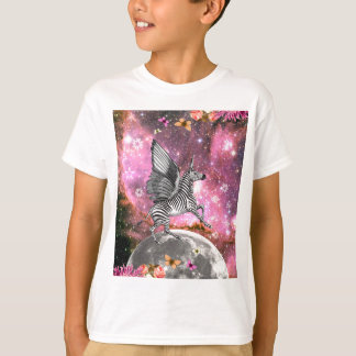 T-shirt Unicorn Zebra Pegasus