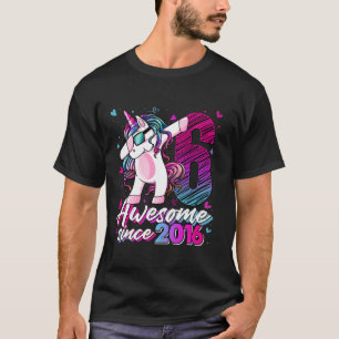 T-shirt Unicorne 6 ans Dabbing 6e anniversaire fille Unic