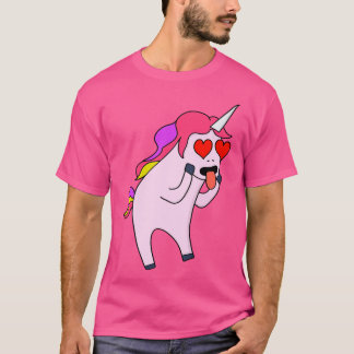 T-shirt Unicorne amoureuse