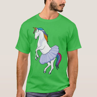 T-shirt Unicorne au Ballet avec jupe