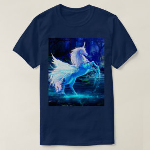 T-shirt Unicorne au clair de lune Pegasus femmes