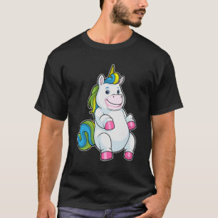 T-shirt Unicorne avec gros ventre