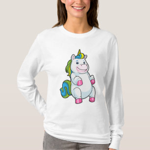 T-shirt Unicorne avec gros ventre