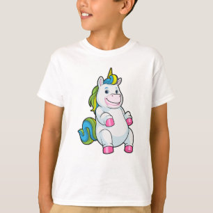 T-shirt Unicorne avec gros ventre