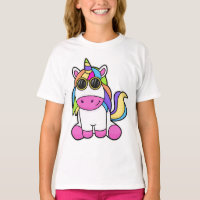 Unicorne avec lunettes de soleil