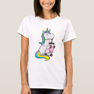 T-shirt Unicorne avec thé bulle