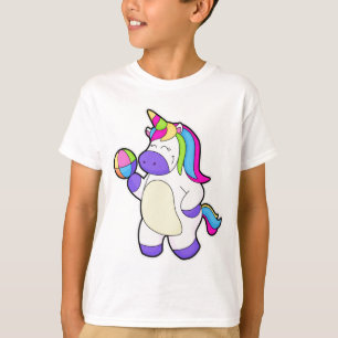 T-shirt Unicorne avec volleyball