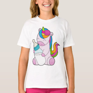 T-shirt Unicorne Bouteille de lait