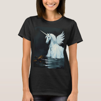 T-shirt Unicorne dans le lac